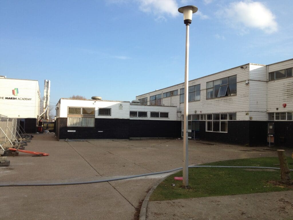 Southlands School before the Marsh